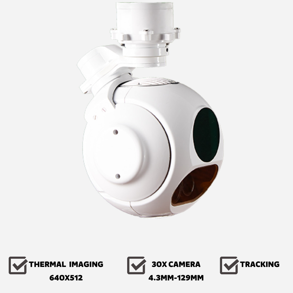 HXTS01BT 860g 640X512 PTZ Drone Camera Thermal Imaging Camera For Drone HXTS01BT