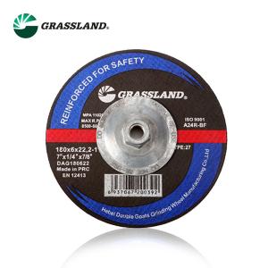 China 7&quot;X1/4 X 7/8&quot; Angle Grinders Hubbed Grinding Wheel wholesale