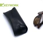 Beautifully Textured Black PU Leather EVA Eyewear Case Unisex Sunglasses