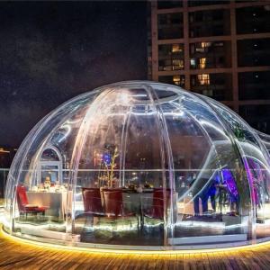 China PC Round Clear Bubble Tents For Outdoor Camping And Festivals wholesale