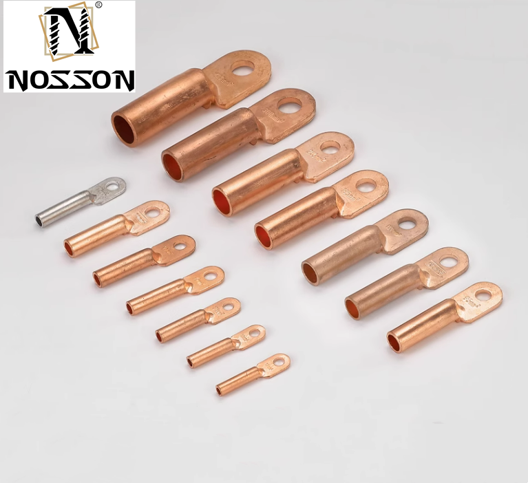High Temperature Ring Terminal DL-95 for Automotive Brass Two Hole Type Copper Terminal Cable Lug Sale Coated Tin