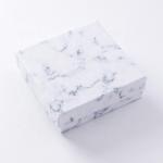 Pendant Earring Bracelet Rings Necklace Packaging Box Marble Patterned Paper
