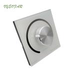 DC 12V 24V 12A LED Dimmer Switch Single Color Strip Dimmer L86xW86xH36mm