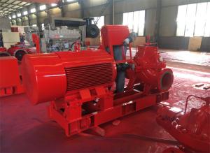 China Double Suction Split Case Fire Fighting Water Pump 3000-5000gpm 90-120m wholesale