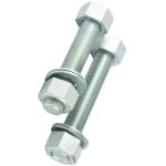 Polishing Threaded Stud Bolts With Package Carton Box Suitable