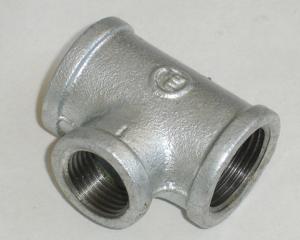 China Malleable Iron Grooved Pipe Fitting DN25 PN16 Tee Pipe Fittings wholesale