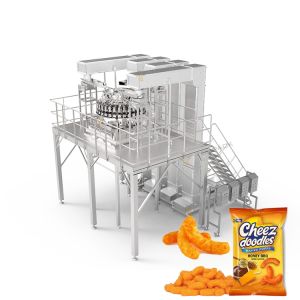 Automatic Cassava Chips Packaging Machine 60-100BPM 220V