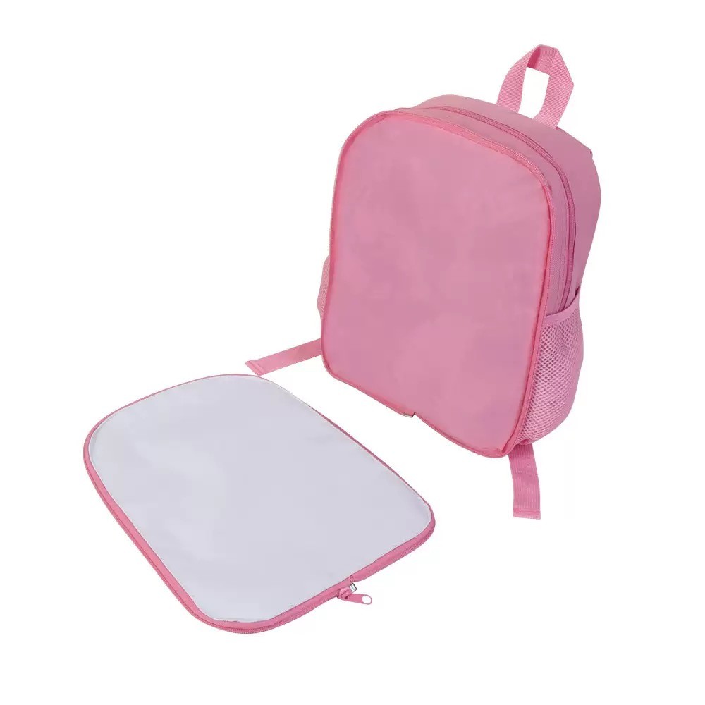 Sublimation School Bag For Kids With Detachable Printing Part Personalized Creative DIY Bags Blank Backpack