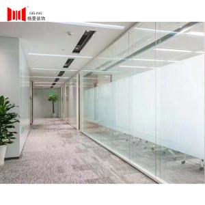 China 5mm Frameless Glass Demountable Partition Wall Full Height wholesale