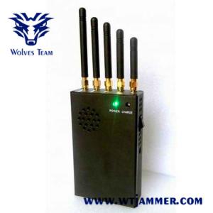 China Handheld 20 Meters 3W Cell Phone Jamming Device wholesale