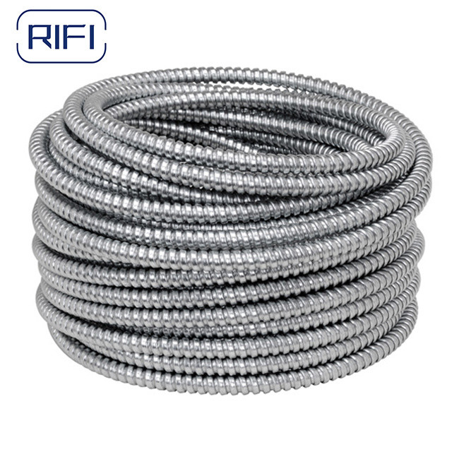 Galvanized Flexible Conduit And Fittings 3 / 8 Inch Flexible Metallic Conduit