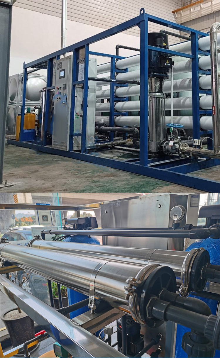 Water Filtration System Desalination Plants Style Seawater RO System For Industrial Applications