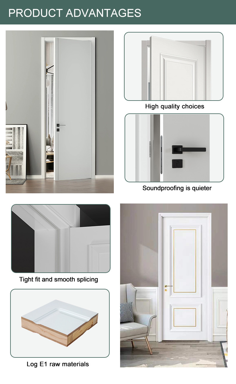 Compressive Resistance WPC Door Frame Soundproof 2500mm Height School Use
