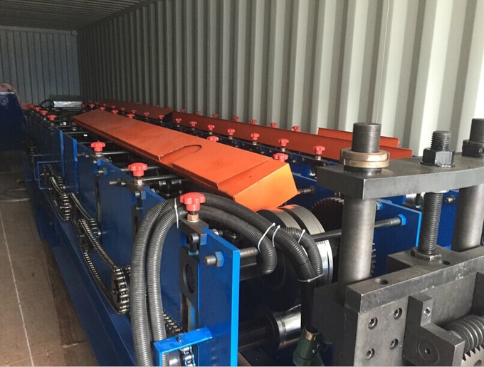 42mm Cutting Power 4KW PU Foam Rolling Shutter Door Forming Machine With Material Thickness 0.7-1.0mm 4