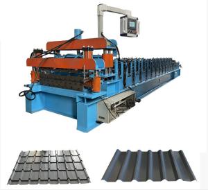 China Ibr Steel Roofing Sheet Double Layer Roll Forming Machine 1.5mm on sale