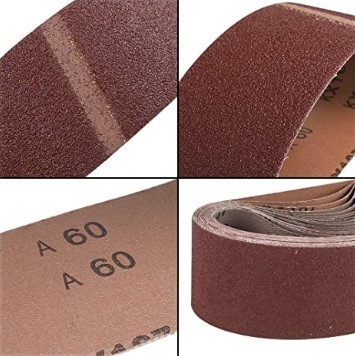 3x21inch 75x533mm Abrasive Sanding Belts Aluminum Blue Zirconia Cloth Woodworking