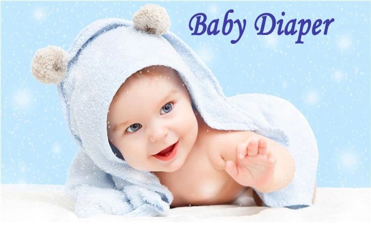 Breathable Comfortable Natural Fabric Sleepy Baby Diapers