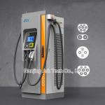 Outdoor Mode 4 RFID 60KW IP54 EV Fast Charging Stations