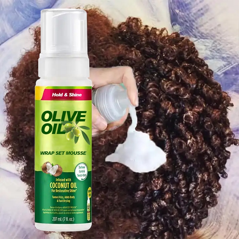 Molding Shaping Unisex Styling Mousse For Curly Hair All Ages Strong Hold
