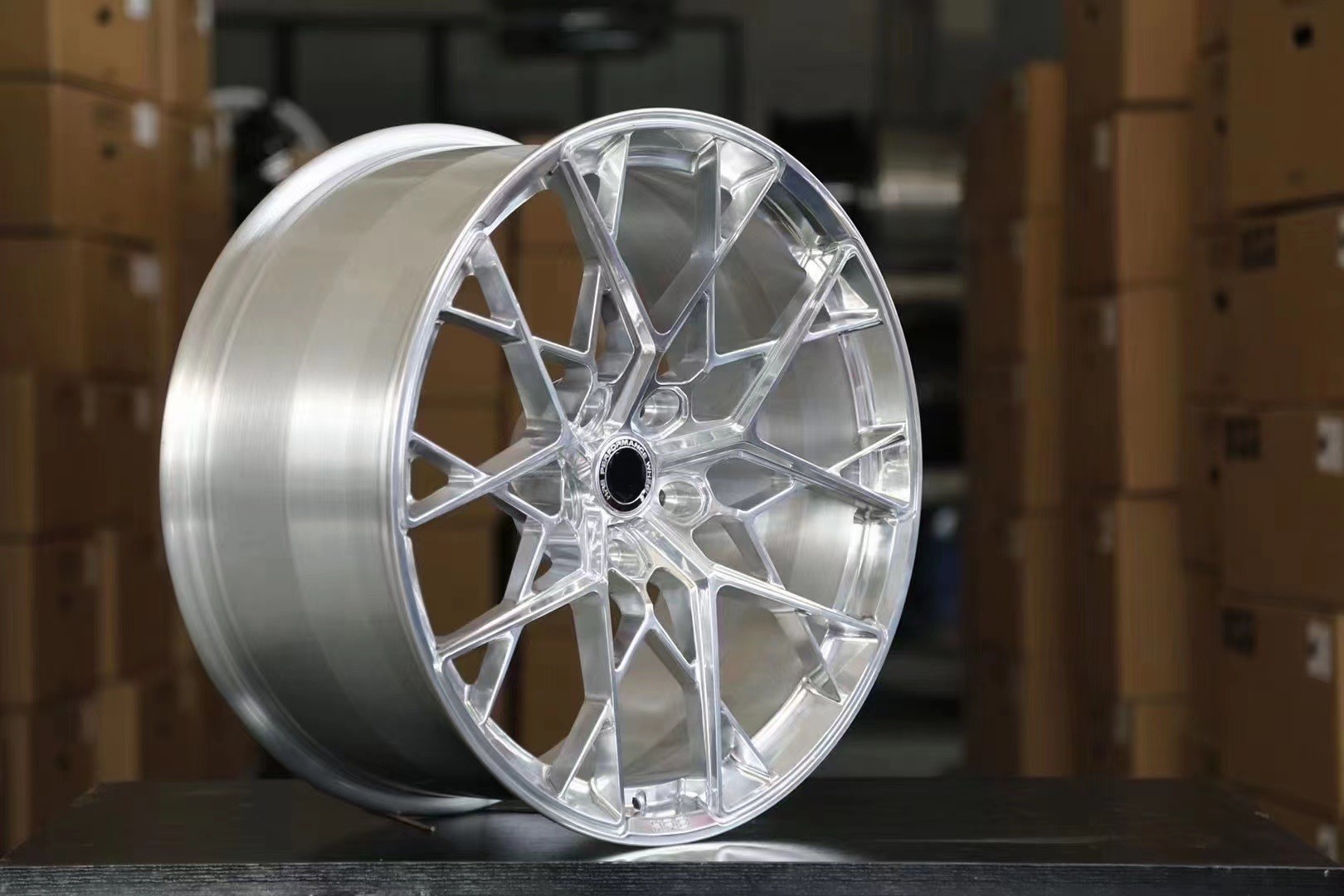 polished silvery 5x120 forged CNC car wheel Forged Racing rims for porsche for Mercedes S-CLASS S550 S600 S63 S65