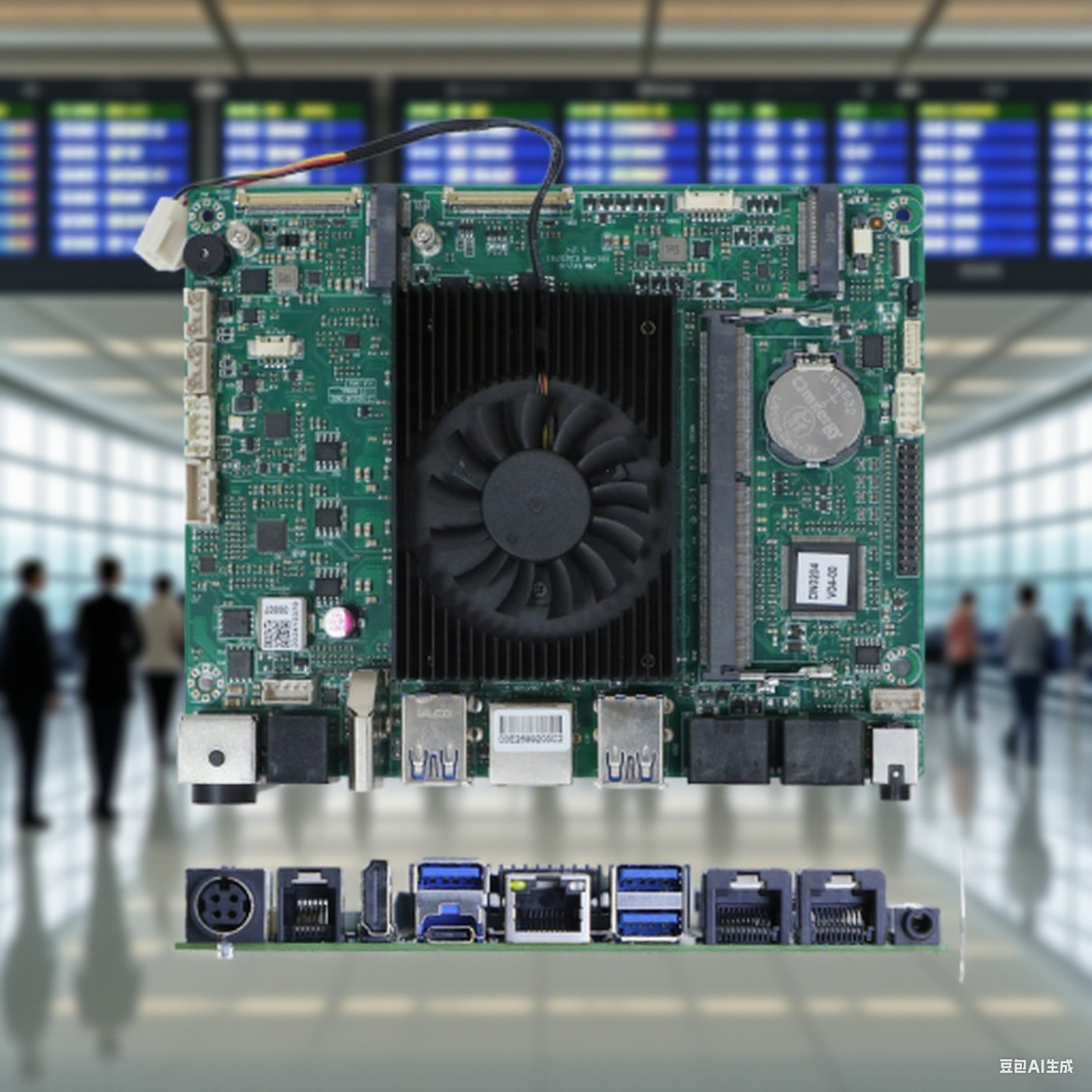 Custom DDr4 Mini Pc Motherboard With Intel I3-N305 Processor 10 USB Ports