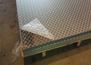 China 5052 H32 Aluminum Diamond Plate Thickness Custom For Commercial Vehicles wholesale