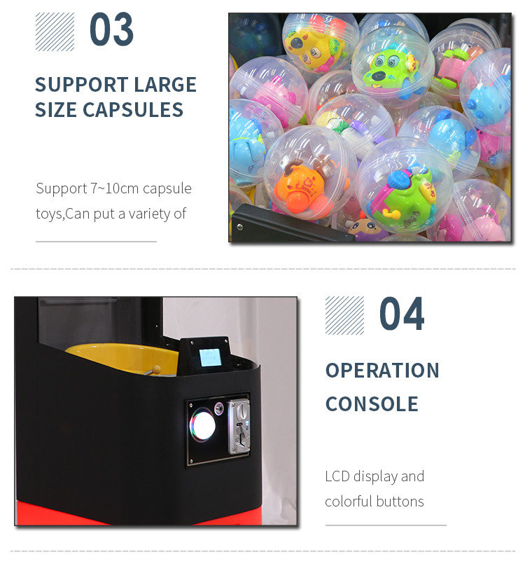 Magic Box Capsule Vending Machine for Shopping Mall Capsule Toy Machine for Grocery Store