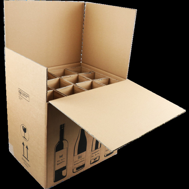 22cm X 22cm X 9cm Corrugated Paper Box Modern Design For Craft,Gift Packing