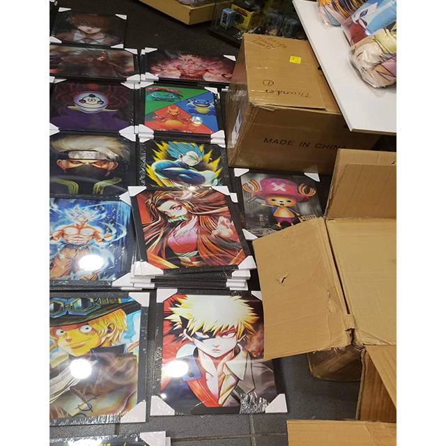 One Piece 3D Lenticular Poster Animation Characters Luffy And Zoro Prints