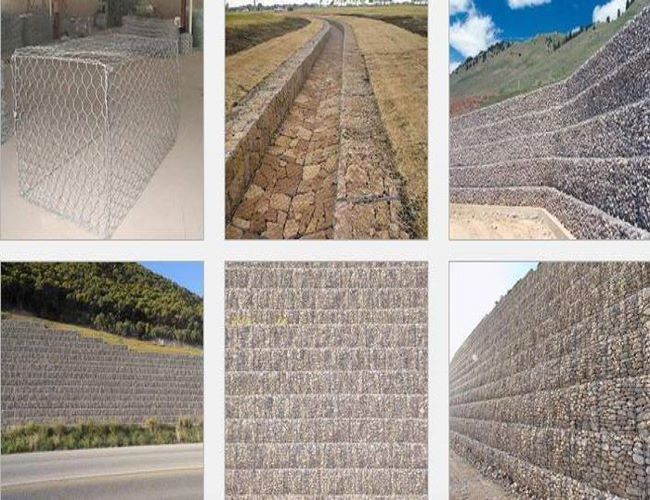 Defensive Barriers Zinc Coated Hexagonal Gabion Box