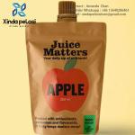 Waterproof Recyclable Refillable Liquid Shampoo Stand Up Packaging Kraft Paper