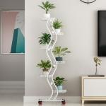 Anti Corrosion H81cm 6 Tier Metal Plant Stand For Decoration