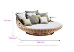 Hammock Swing Modern Outdoor Furniture Rattan Hanging Chair Balcony