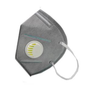 China Cup Shape N95 Particulate Respirator Mask Valved Dust Mask Dark Grey wholesale
