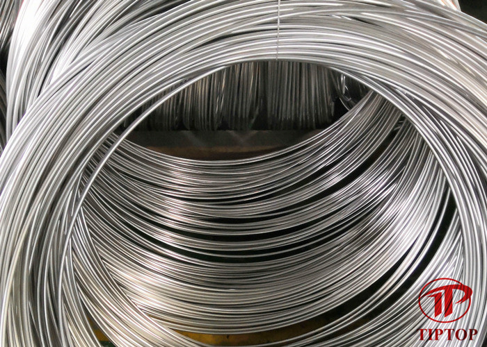 ASTM A249 Welded 316L 304L SS Stainless Steel Coiled Tubing