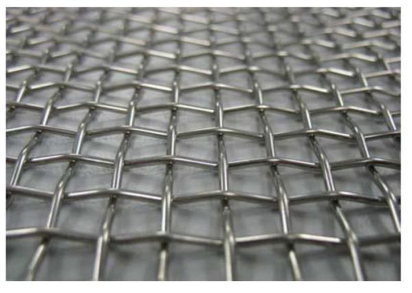 SS304 316 Stainless Steel Crimped Wire Mesh Vibrating Screen Mesh