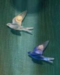 Tabletop Splashback 8mm Fused Glass Wall Art Panels