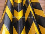 High Visibility Parking Safety Warning Black and Yellow Alternation Rubber