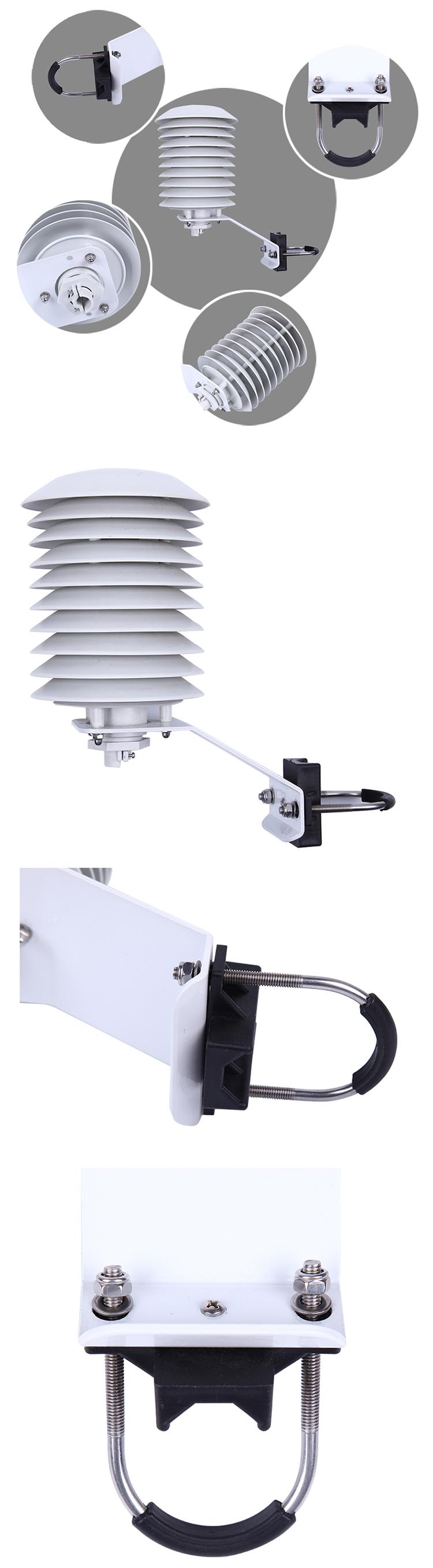 Stainless Steel Screw Ambient Humidity Temperature Sensor Shelter for Weather Sensors