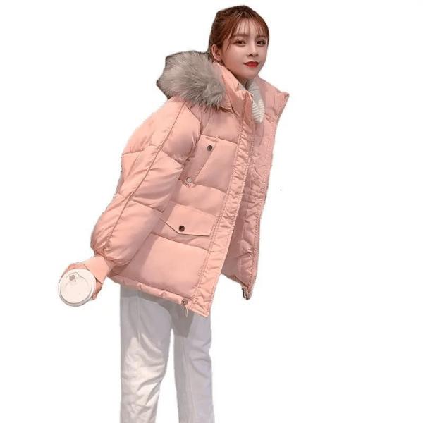 Wholesale Customize Thick Trendy Puffer Women′s Down Coat Winter Solid Long