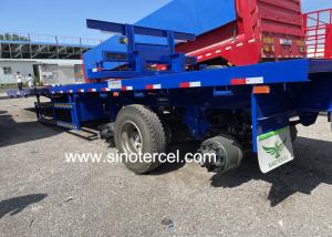 China 500mm Beam Flat Bed Semi Trailer 40 Feet Flatbed Trailer Semi Truck wholesale