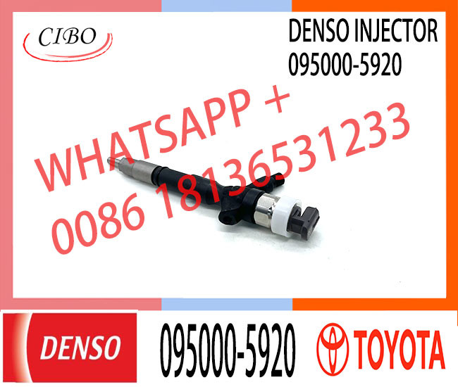Common Rail Injector 23670-30110 095000-6180 095000-5920 for Diesel Engine 1KD-FTV
