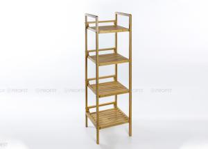 China 30cm Width Bamboo Bathroom Storage Shelf wholesale