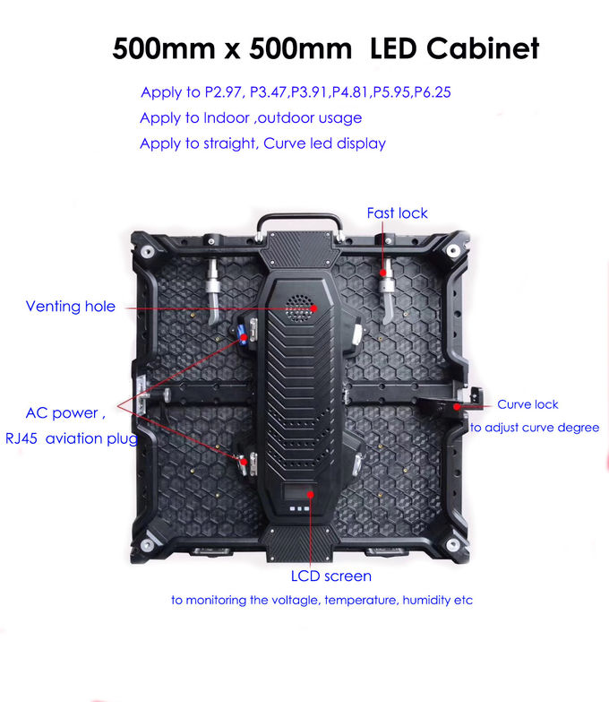 RGB LED Video Wall Display , P16 Outdoor Full Color LED Display SMD1921 / SMD2727 LED Chip