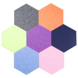 China Beveled Edge Decor Felt Decorative Acoustic Panels 9mm Polyester Fiber wholesale
