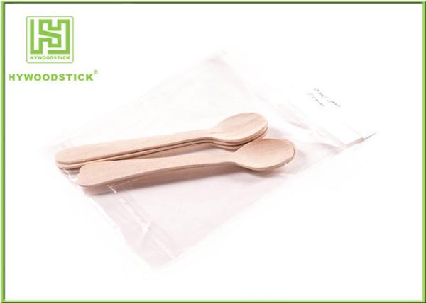 Environmentally Friendly Wooden Party Utensils , Disposable Bamboo Flatware No