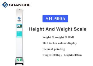 China Digital Weight Height Measuring Scale With Printer Electronic Balance wholesale