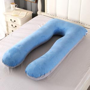 China Thickness 6inch Pregnancy Sleeping Pillow Crystal Velvet Fabric wholesale
