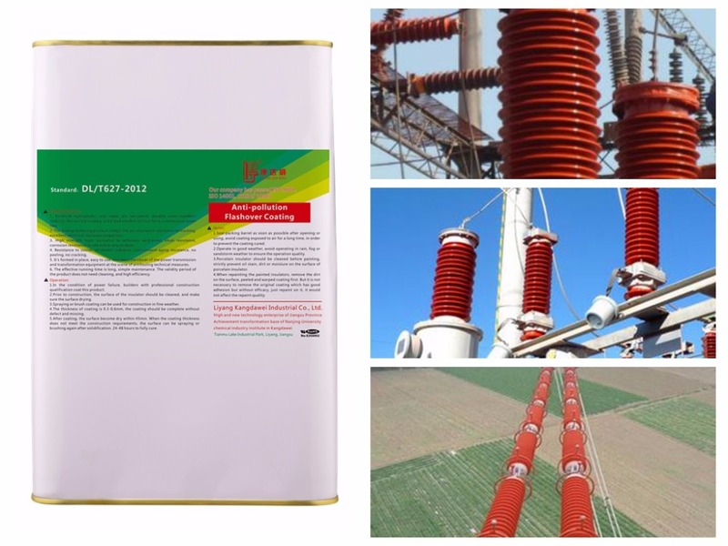 Rain Resistance RTV Silicone Coating Contain No Solvent For High Voltage Line Insulators