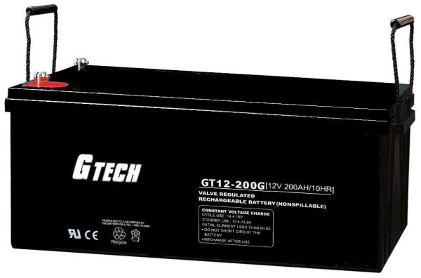 Valve regulated sealed lead acid battery 12V 200Ah, deep cycle lead acid battery